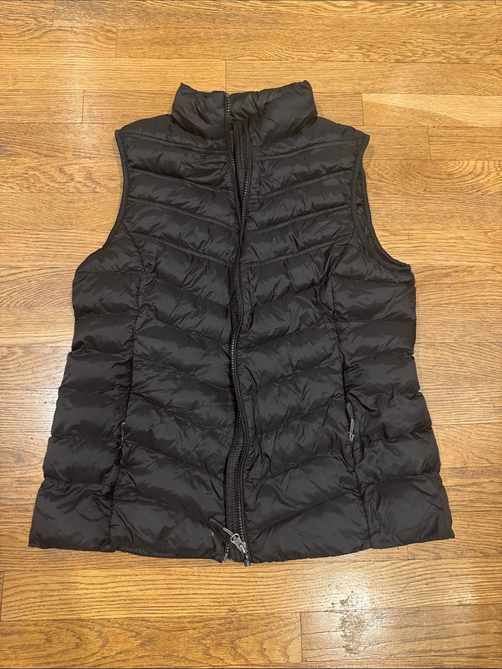 32 Degrees Black Quilted Packable Puffer Vest